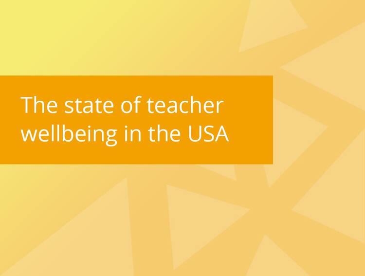 The State of Teacher Wellbeing in the USA infographic